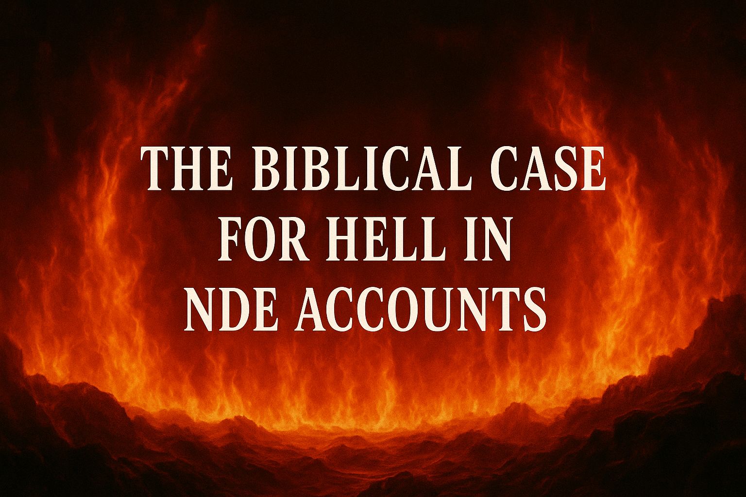 The Biblical Case for Hell in NDE Accounts